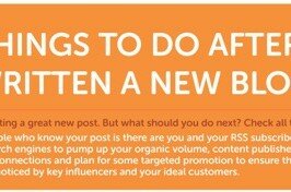 12 Blog Tips For AFTER Your Next Post [Infographic]