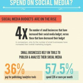 How Much Do Small Businesses Spend On Social Media? [Infographic]